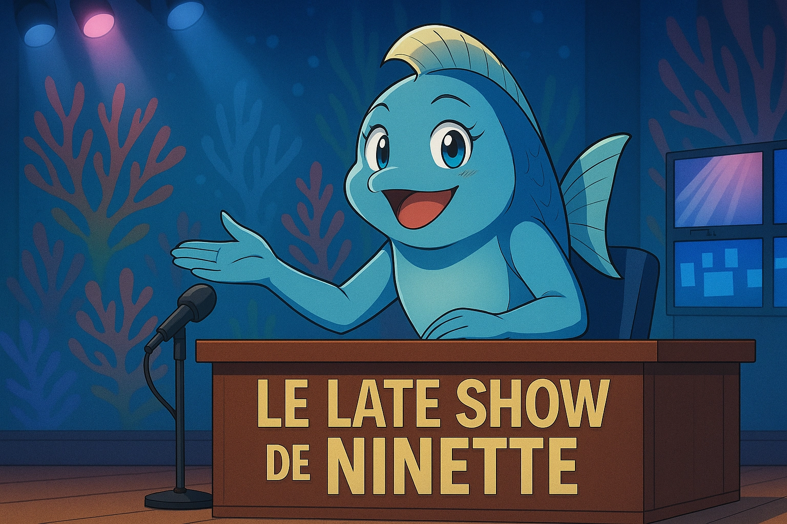 Ninette, dorade animatrice du Late Show